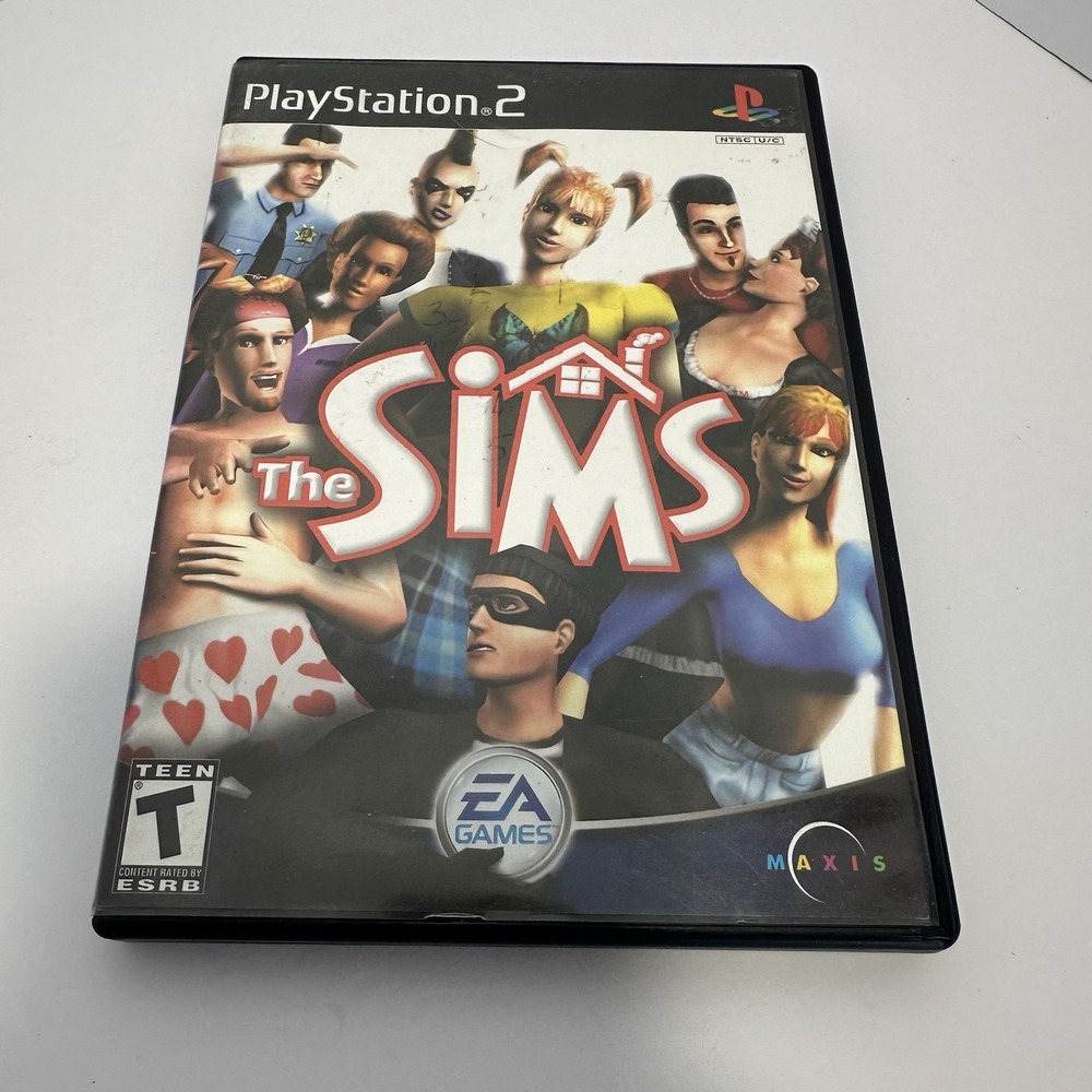 Sims Black Label (Sony PlayStation 2, Ps2, 2004) Game Complete‎ PS2 CIB Tested